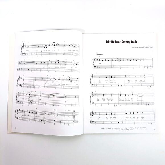 The Best of John Denver Sheet Music Easy Piano Song Book Cherry Lane Music - Picture 4 of 5